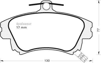 MGA 529 - Set placute frana,frana disc aaoparts.ro