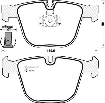 Rolls-Royce 0 403 290 - Set placute frana,frana disc aaoparts.ro