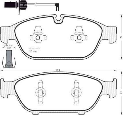 MGA 1033 - Set placute frana,frana disc aaoparts.ro