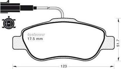 GMC 2407202 - Set placute frana,frana disc aaoparts.ro