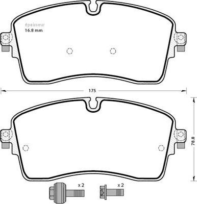 MGA 1326 - Set placute frana,frana disc aaoparts.ro