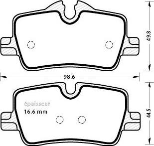 BMW 8844393 - Set placute frana,frana disc aaoparts.ro