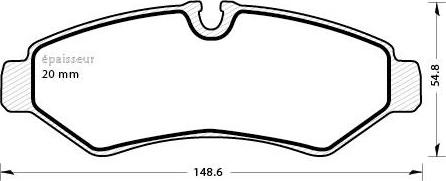 MGA 1322 - Set placute frana,frana disc aaoparts.ro