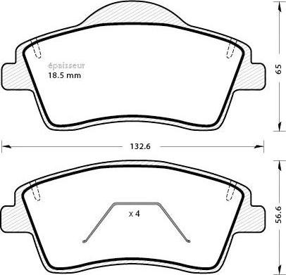 Volvo 314714100 - Set placute frana,frana disc aaoparts.ro