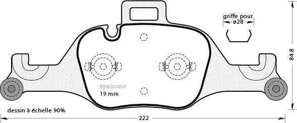 GMC 2590001 - Set placute frana,frana disc aaoparts.ro