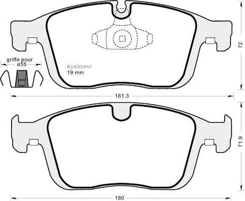 Volvo 32373191 - Set placute frana,frana disc aaoparts.ro