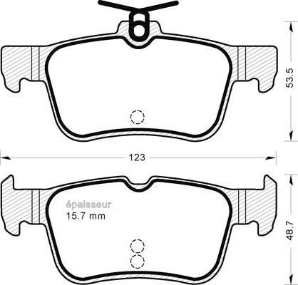 Lincoln FU2Z2V200D - Set placute frana,frana disc aaoparts.ro