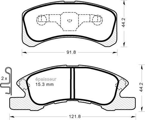 MGA 1267 - Set placute frana,frana disc aaoparts.ro