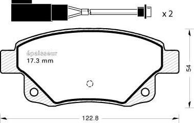 BYD 1159416000 - Set placute frana,frana disc aaoparts.ro