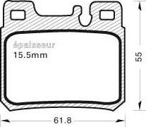 Spidan 32034 - Set placute frana,frana disc aaoparts.ro