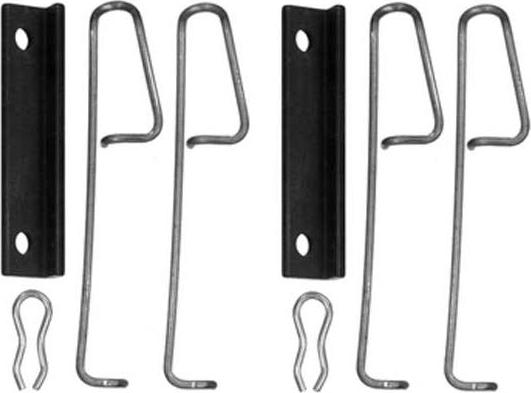 MGA A48 - Set accesorii, placute frana aaoparts.ro