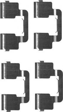 MGA A307 - Set accesorii, placute frana aaoparts.ro