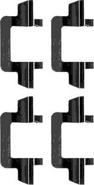 MGA A207 - Set accesorii, placute frana aaoparts.ro