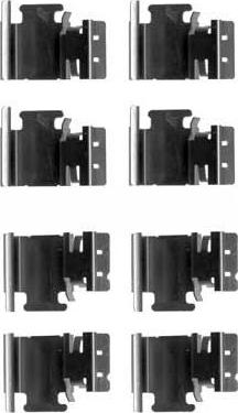 MGA A221 - Set accesorii, placute frana aaoparts.ro