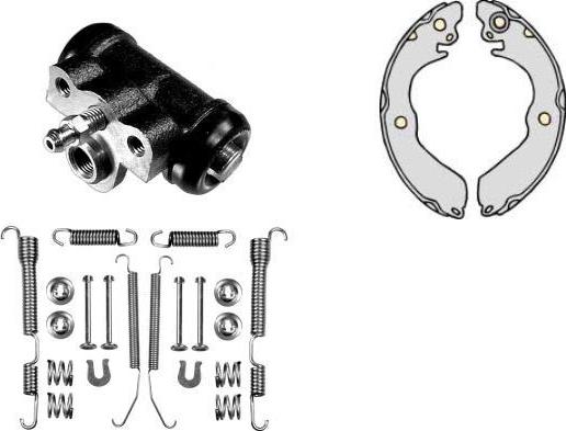 MGA K701337 - Set saboti frana aaoparts.ro