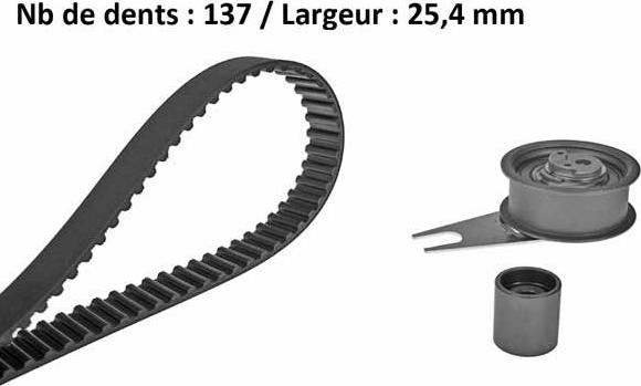 MGA X240H3 - Set curea de distributie aaoparts.ro