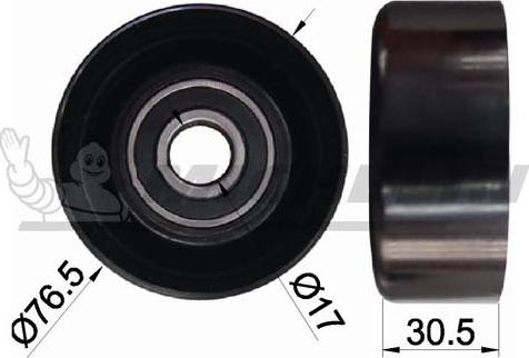 MICHELIN EngineParts SMAMP04031 - Rola ghidare / conducere, curea transmisie aaoparts.ro