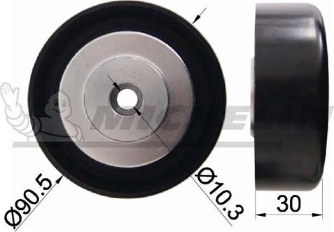 MICHELIN EngineParts SMAMP06018 - Rola ghidare / conducere, curea transmisie aaoparts.ro