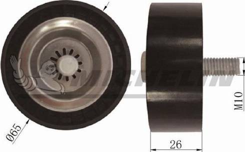 MICHELIN EngineParts SMAMP01060 - Rola ghidare / conducere, curea transmisie aaoparts.ro