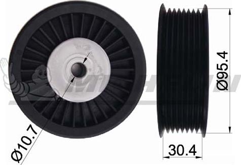 MICHELIN EngineParts SMAMP03083 - Rola ghidare / conducere, curea transmisie aaoparts.ro