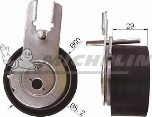 MICHELIN EngineParts SMAMP03319 - Rola intinzator,curea distributie aaoparts.ro