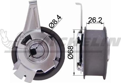 MICHELIN EngineParts SMAMP02440 - Rola intinzator,curea distributie aaoparts.ro