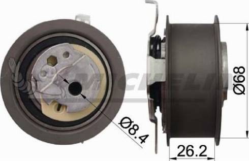 MICHELIN EngineParts SMAMP02418 - Rola intinzator,curea distributie aaoparts.ro