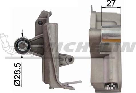 MICHELIN EngineParts SMAMP02340 - Amortizor vibratii, curea distributie aaoparts.ro