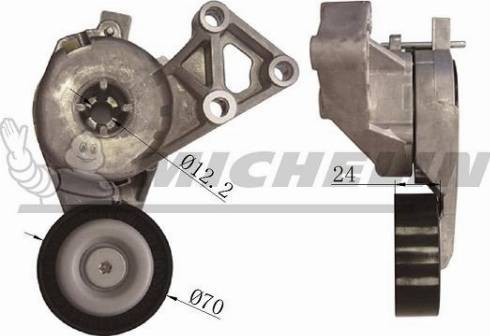 MICHELIN EngineParts SMAMP02353 - Intinzator curea, curea distributie aaoparts.ro