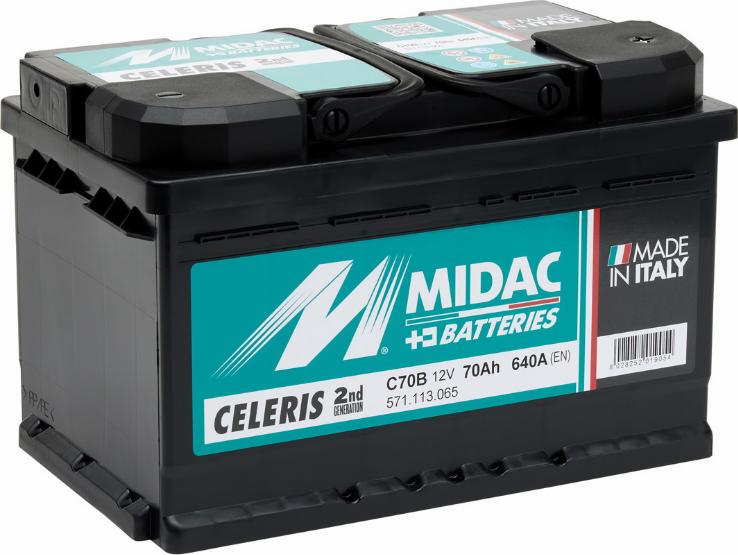 MIDAC C70B - Baterie de pornire aaoparts.ro
