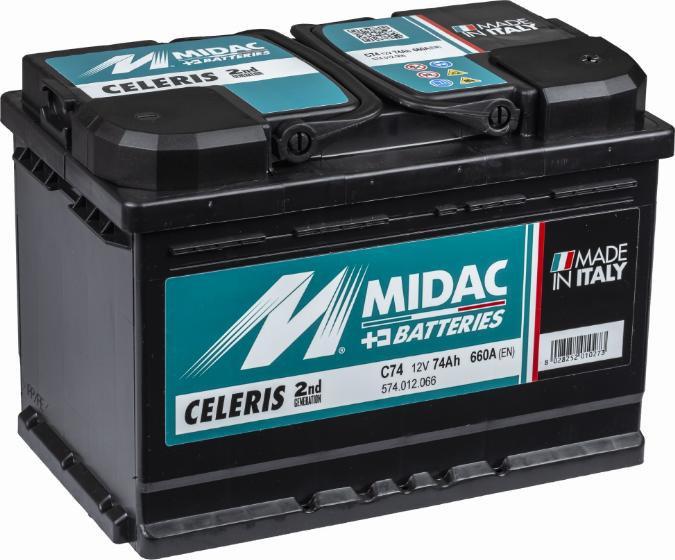 MIDAC C74 - Baterie de pornire aaoparts.ro