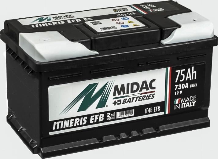 MIDAC IT4B EFB - Baterie de pornire aaoparts.ro