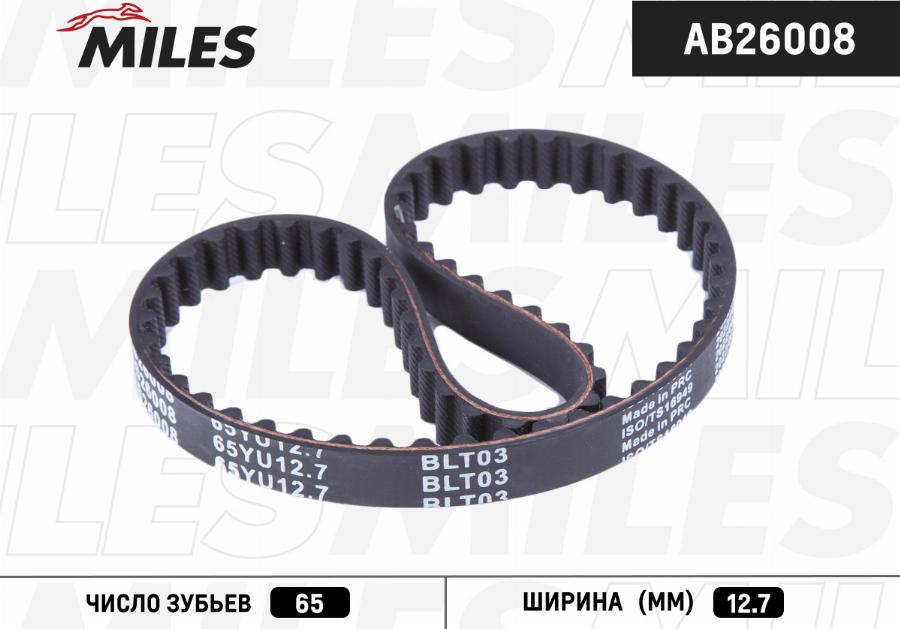 Miles AB26008 - Curea de distributie aaoparts.ro
