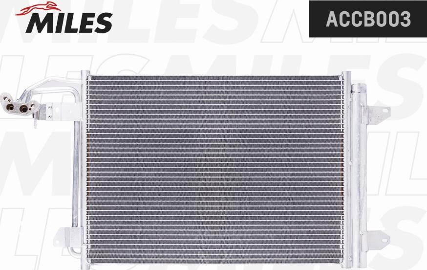Miles ACCB003 - Condensator, climatizare aaoparts.ro