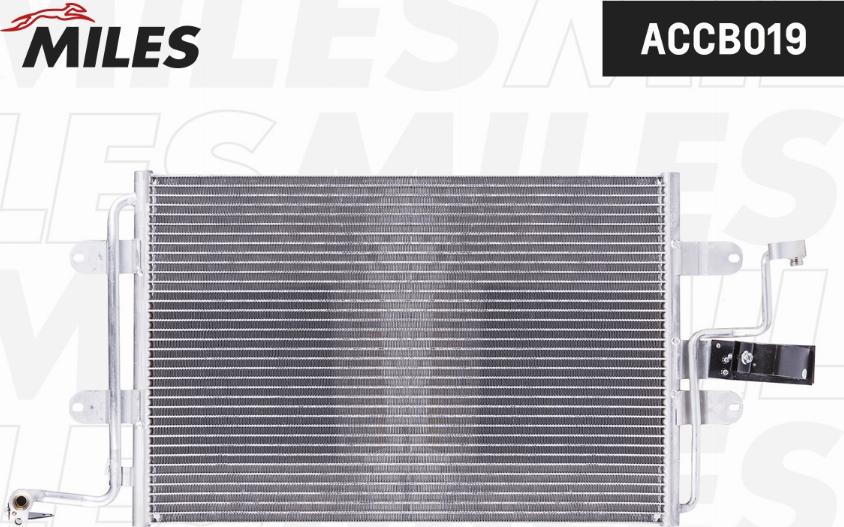Miles ACCB019 - Condensator, climatizare aaoparts.ro