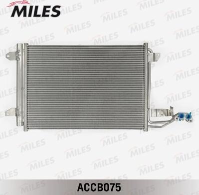 Miles ACCB075 - Condensator, climatizare aaoparts.ro