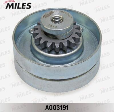 Miles AG03191 - Rola ghidare / conducere, curea transmisie aaoparts.ro