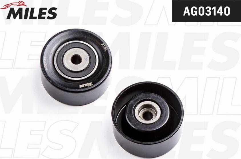 Miles AG03140 - Rola ghidare / conducere, curea transmisie aaoparts.ro