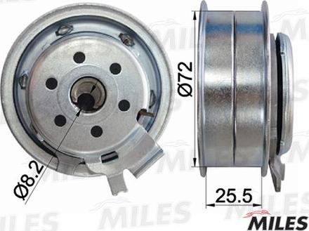 Miles AG02012 - Rola intinzator,curea distributie aaoparts.ro