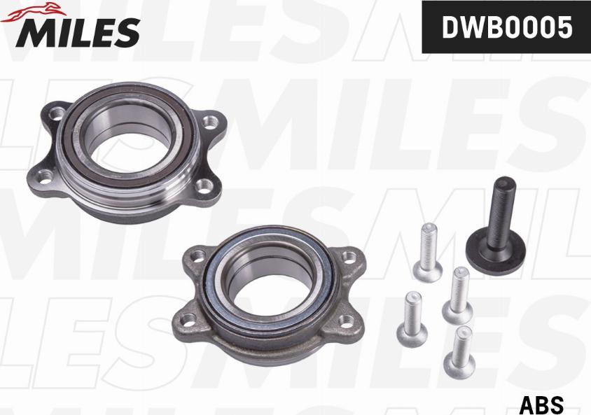 Miles DWB0005 - Set rulment roata aaoparts.ro
