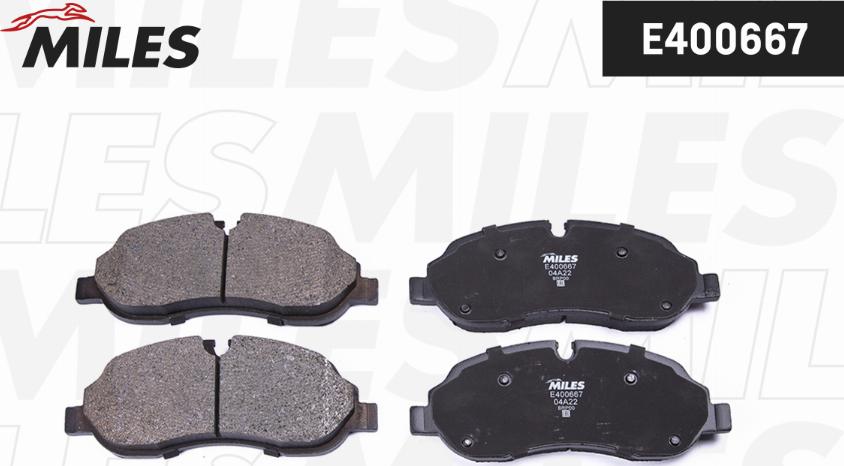 Miles E400667 - Set placute frana,frana disc aaoparts.ro