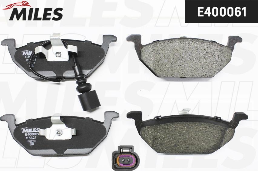 Miles E400061 - Set placute frana,frana disc aaoparts.ro