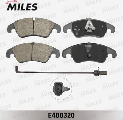 Miles E400320 - Set placute frana,frana disc aaoparts.ro