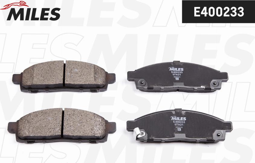 Miles E400233 - Set placute frana,frana disc aaoparts.ro