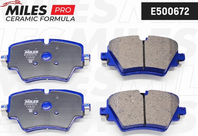 Miles E500672 - Set placute frana,frana disc aaoparts.ro