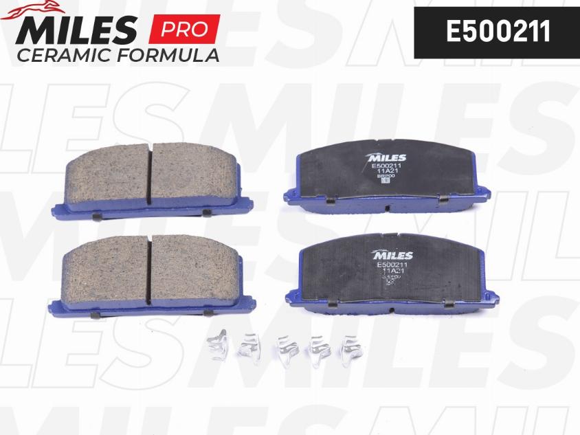 Miles E500211 - Set placute frana,frana disc aaoparts.ro