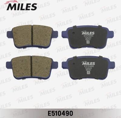 Miles E510490 - Set placute frana,frana disc aaoparts.ro