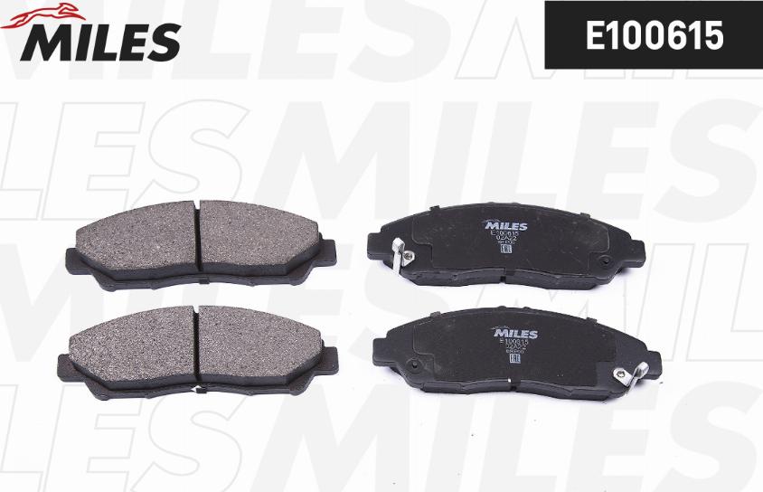 Miles E100615 - Set placute frana,frana disc aaoparts.ro