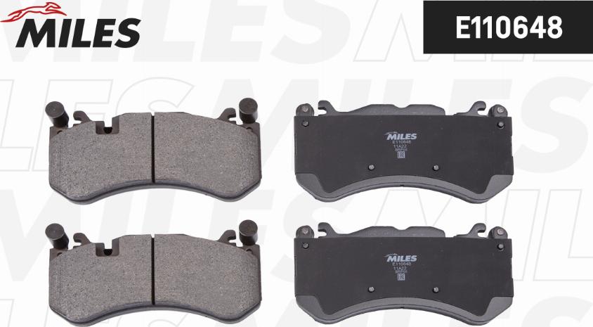 Miles E110648 - Set placute frana,frana disc aaoparts.ro