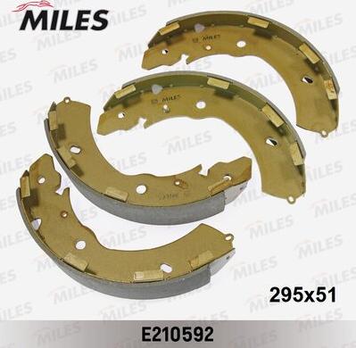Miles E210592 - Set saboti frana aaoparts.ro